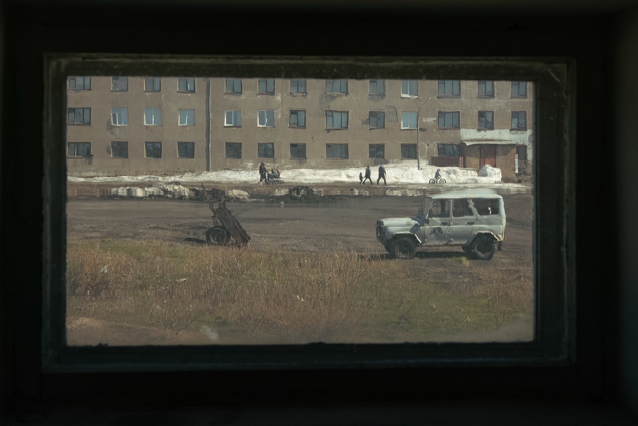 Groß (3 - View from the entrance window onto one of the streets of the village of Beringov.jpeg