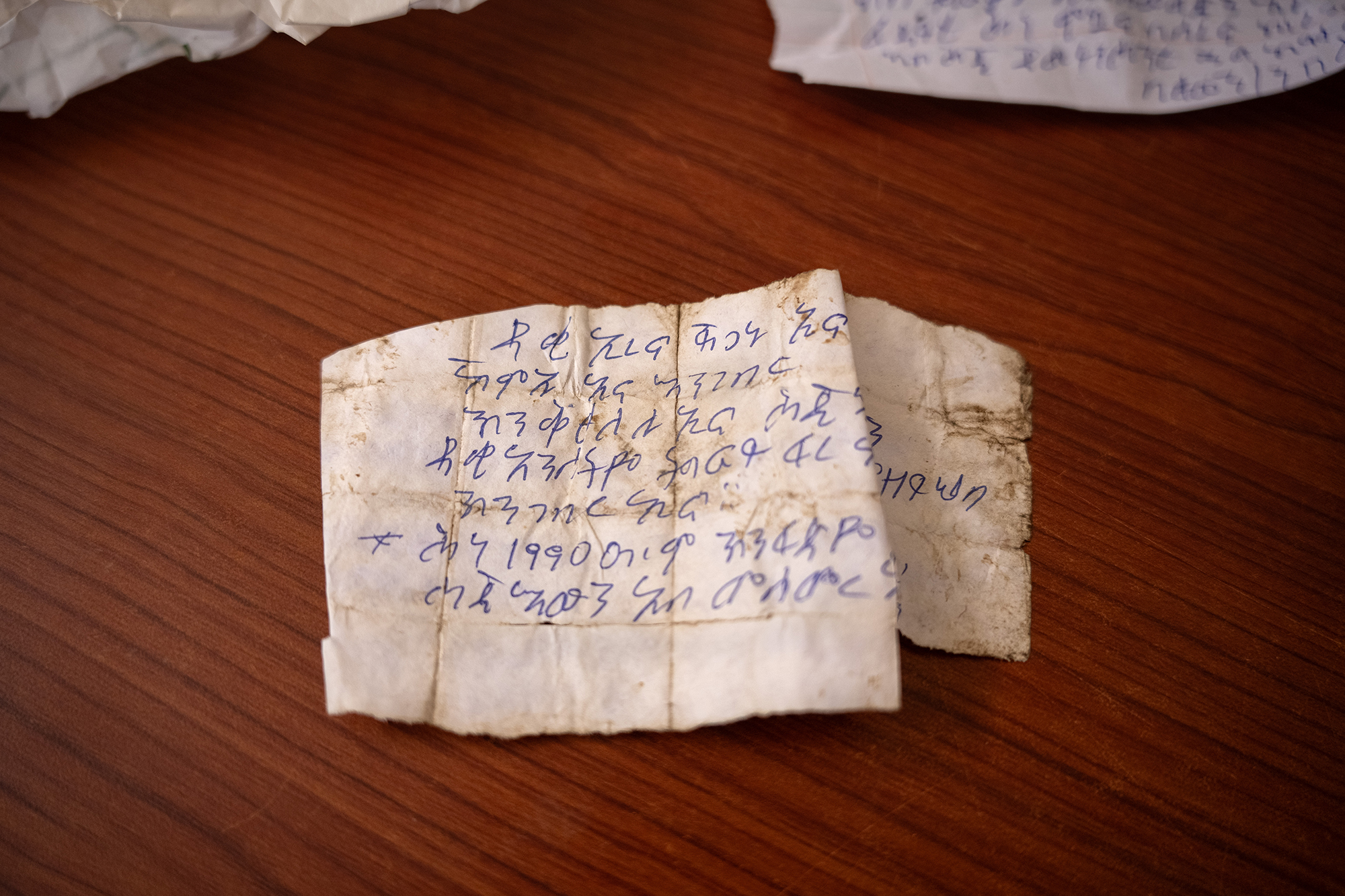 4 - Handwritten note by Eritrean soldiers- extracted from the genitals of a rape survivor..jpg